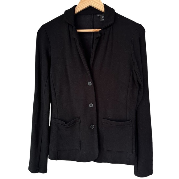 Tahari Stretch Long Sleeve Jacket Classic Blazer, Black, size Medium - Picture 1 of 8